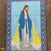 Azulejo Virgen Milagrosa Con Marco 40 X 60 Cm