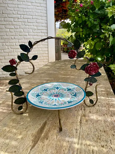 Soporte De Plato Metálico