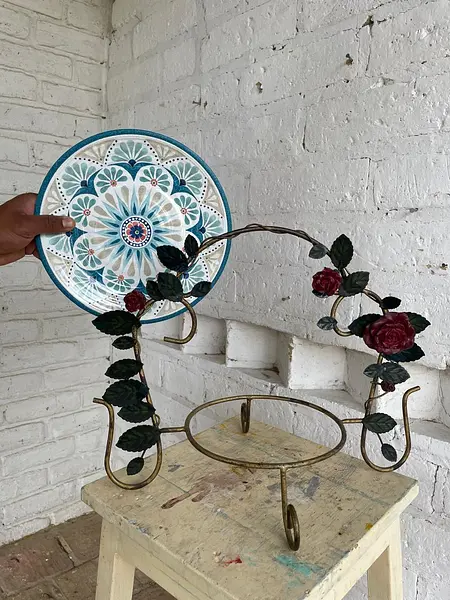 Soporte De Plato Metálico