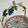 Soporte 3 Niveles Con Uvas Y Peras
