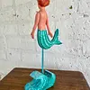 Sirena Artesanal Tallada En Madera