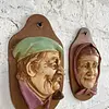 Rostro De Abuelos En Alto Relieve