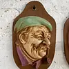 Rostro De Abuelos En Alto Relieve