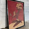 Batik Original Enmarcado - Indonesia 1990