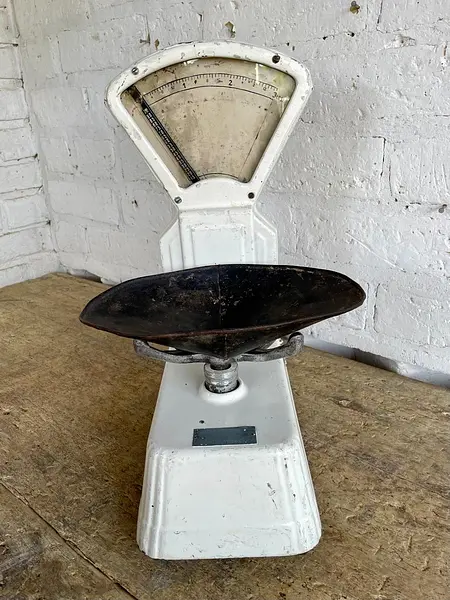 Báscula Antigua De Carnicería 3 Lb - U.S.A. 1930
