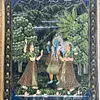 Pintura Pichwai Sobre Seda - India 1950