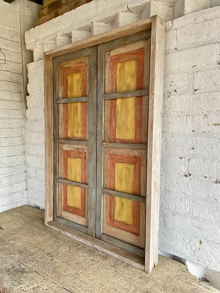 Ventana Y Contraventana De 2 Hojas - Colombia 1930