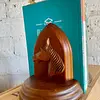 Tranca Libros X 2 Cabeza De Caballo Blecher - U.S.A. 1950