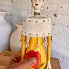 Muñeca De Madera Tallada