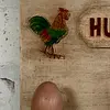 Perchero De Pared Con Ganchos En Forma De Huevo