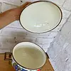 Olla Esmaltada Con Tapa Y Asas De Bronce - Taiwan 1970