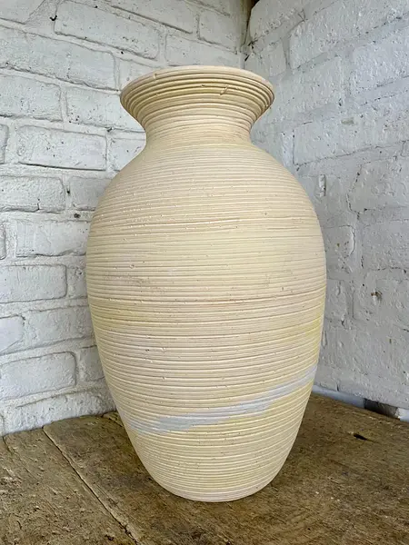 Jarrón Artesanal En Cerámica - Alfarería De La Región