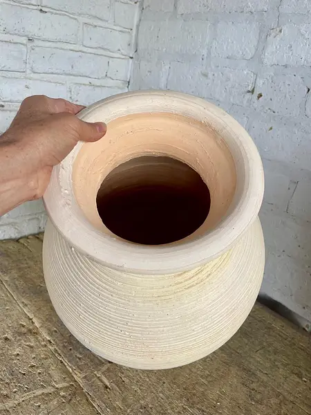 Jarrón Artesanal En Cerámica - Alfarería De La Región