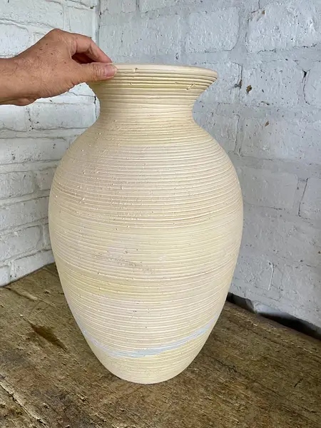 Jarrón Artesanal En Cerámica - Alfarería De La Región