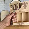 Lupa De Mano Mango Madera 10x