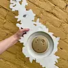 Reloj Syroco De Pared Cuerda 8 Dias - U.S.A. 1960