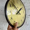 Reloj Siemens De Pilas Estilo Peter Behrens - Alemania 1950