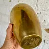 Florero En Bronce Repujado - India 1940