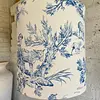 Lámpara De Mesa Y Caperuza Estilo Toile De Jouy