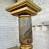 Columna Republicana En Madera - Colombia S Xix