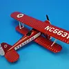 Avión De Colección Stearman Biplano - México 1995