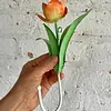 Tulipán Metálico Con Gancho De Colgar