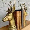 Venados Tranca Libros En Bronce - Corea 1950