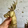 Venados Tranca Libros En Bronce - Corea 1950