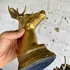 Venados Tranca Libros En Bronce - Corea 1950