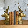 Venados Tranca Libros En Bronce - Corea 1950