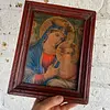 Virgen Del Perpetuo Socorro Icono Artesanal - Colombia 1950