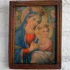 Virgen Del Perpetuo Socorro Cuadro Rústico - Colombia 1950