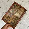 Estampas Religiosas Sobre Madera Rústica - Colombia 1900