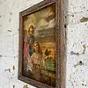Cuadro San José Y Jesús En Lámina Metálica