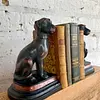 Tranca Libros X 2 Perros Resina - 1980