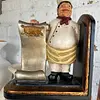 Tranca Libros Con Figura De Chef