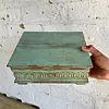 Caja Espejo Rústica Y Compartimentos Internos