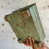 Caja Espejo Rústica Y Compartimentos Internos