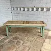 Banca Rústica Elaborada Con Puerta Reciclada