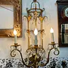 Lámpara Aplique De Pared 3 Luces - Italia 1970