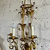 Lámpara Aplique De Pared 3 Luces - Italia 1970