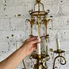 Lámpara Aplique De Pared 3 Luces - Italia 1970