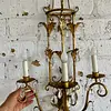 Lámpara Aplique De Pared 3 Luces - Italia 1970