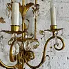 Lámpara Aplique De Pared 3 Luces - Italia 1970