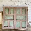 Ventana De Dos Puertas Balaustres De Madera - Colombia 1940
