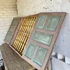 Ventana De Dos Puertas Balaustres De Madera - Colombia 1940