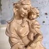 Imagen De La Virgen Con El Niño En Brazos - Italia 1980