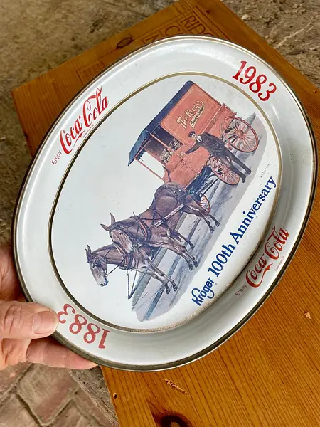 Bandeja Centenario Kroger Con Coca-Cola - U.S.A. 1983