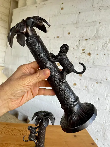 Candelabros Palmeras Monos - India 1990