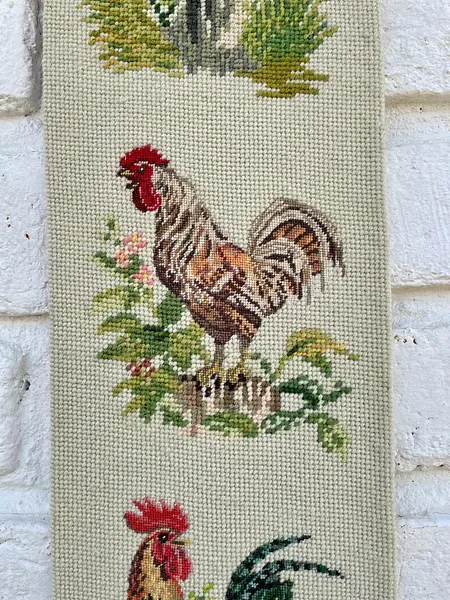 Pendón Bordado A Mano - 1976